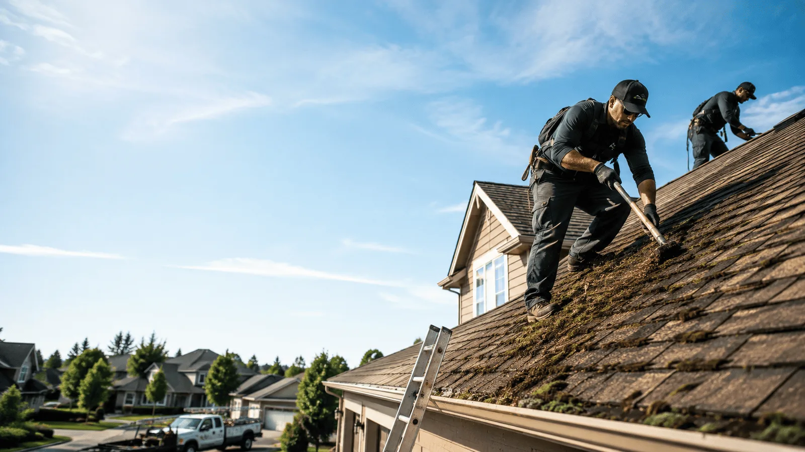 Roof Moss Removal in Covington, OH near me